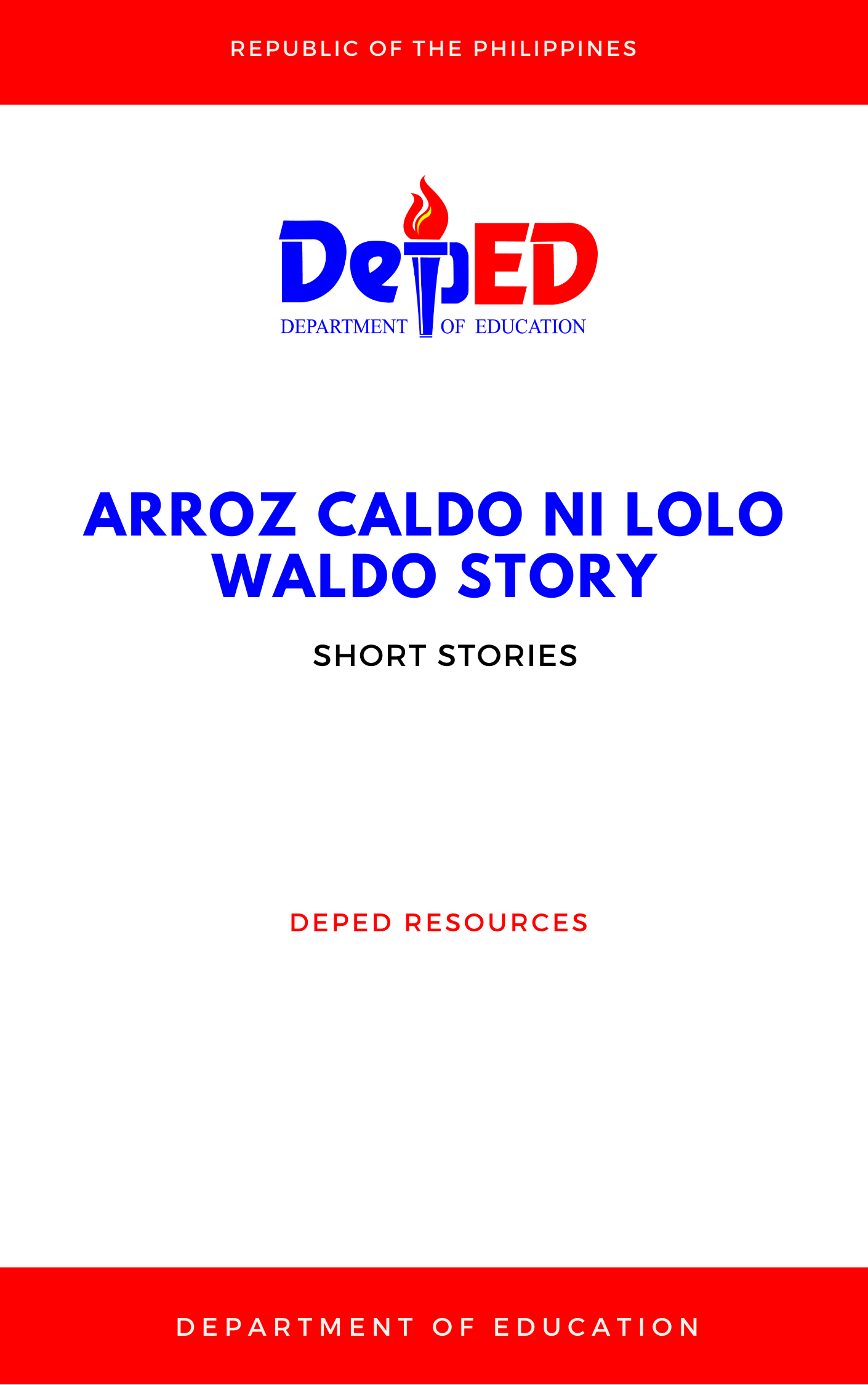 Cover for Arroz Caldo ni Lolo Waldo Story
