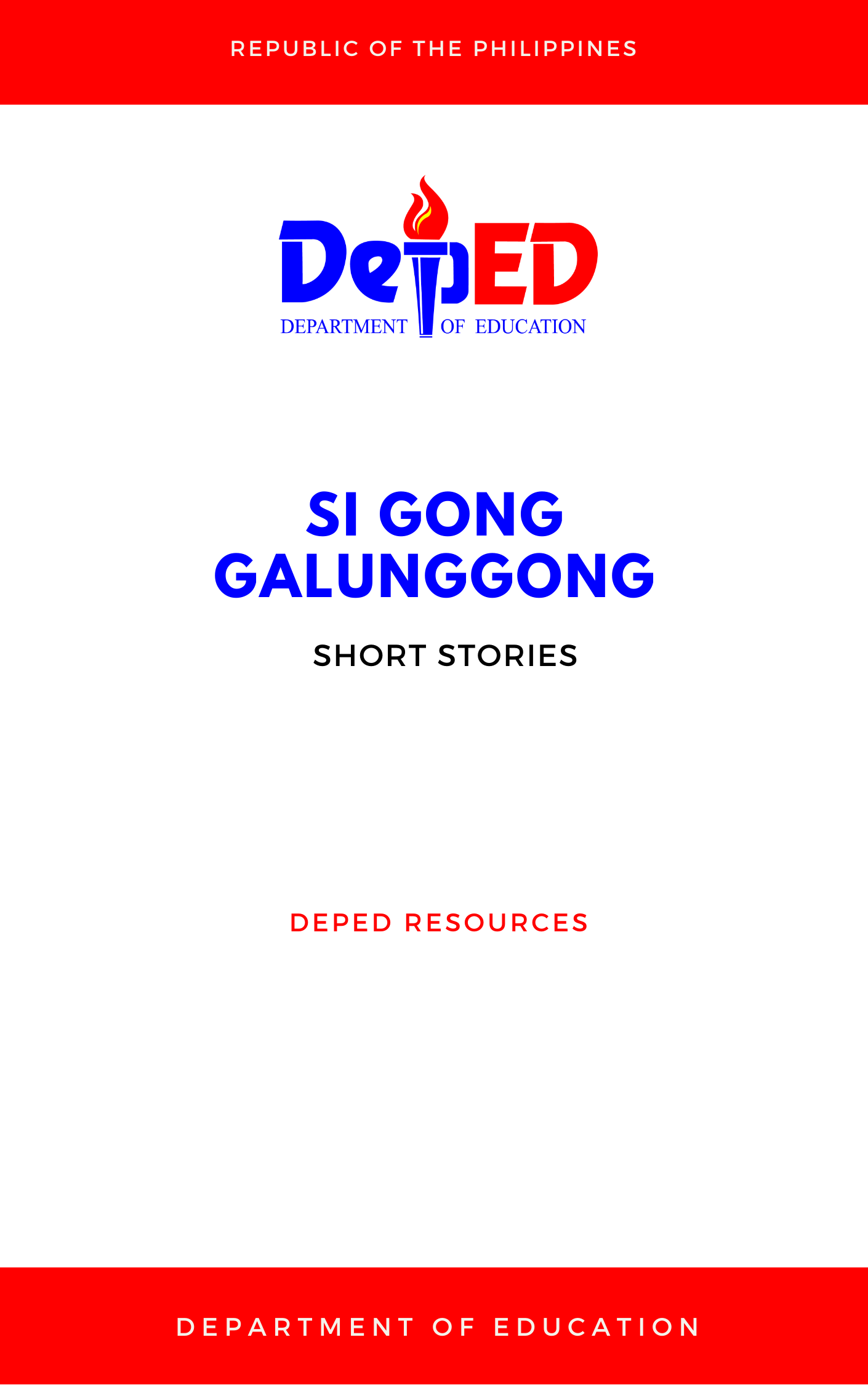 Cover for Si Gong Galunggong