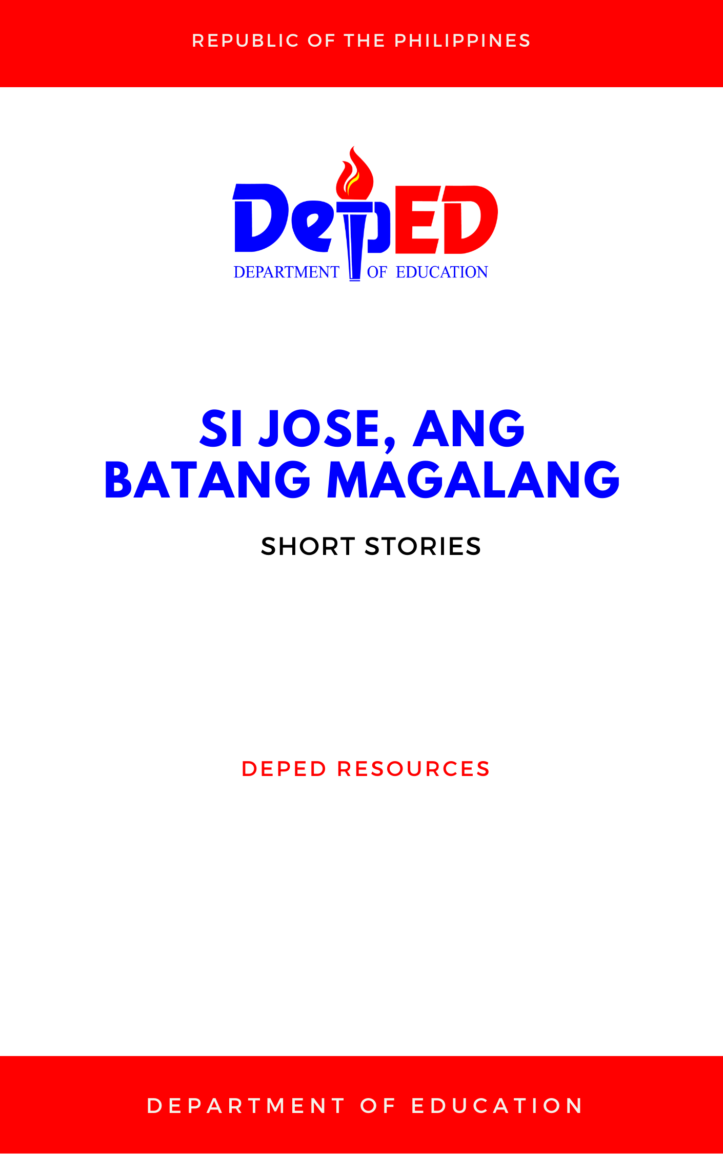 Cover for Si Jose, Ang Batang Magalang