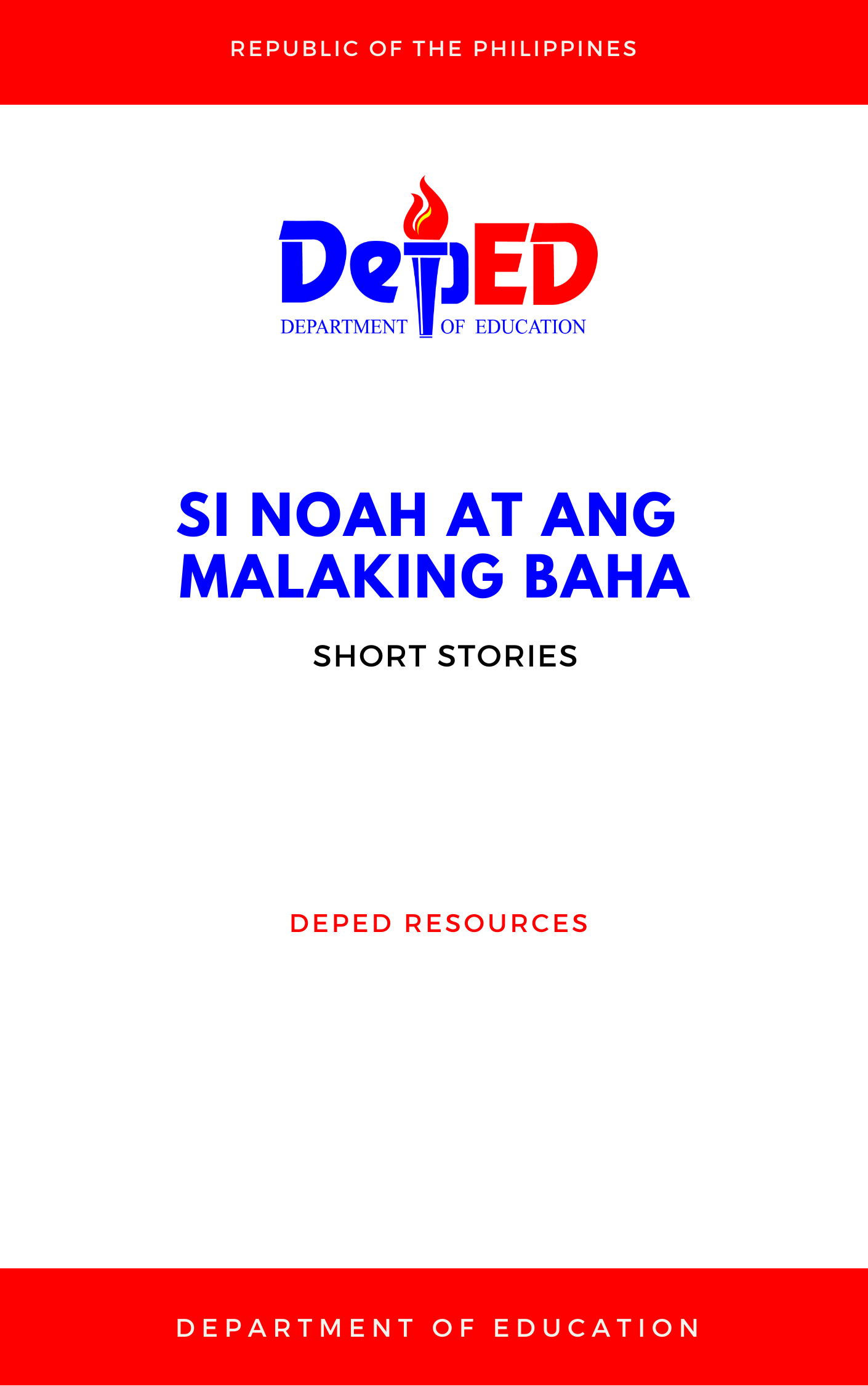Cover for Si Noah at ang Malaking Baha