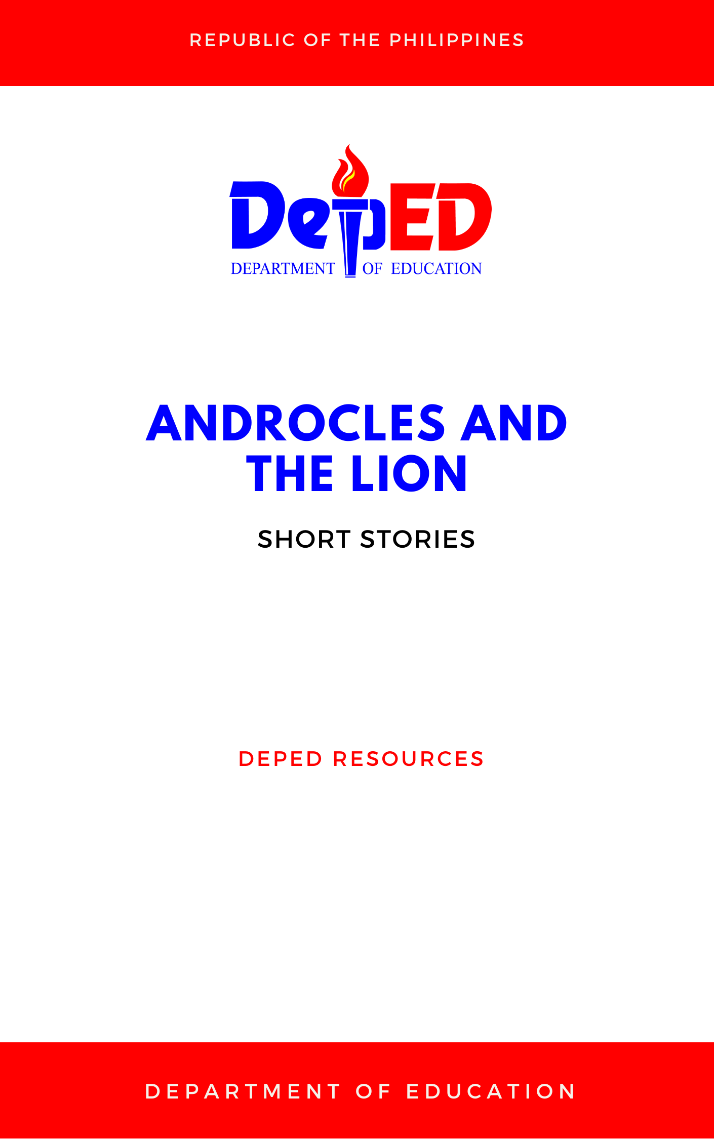 Cover for Androcles and the Lion