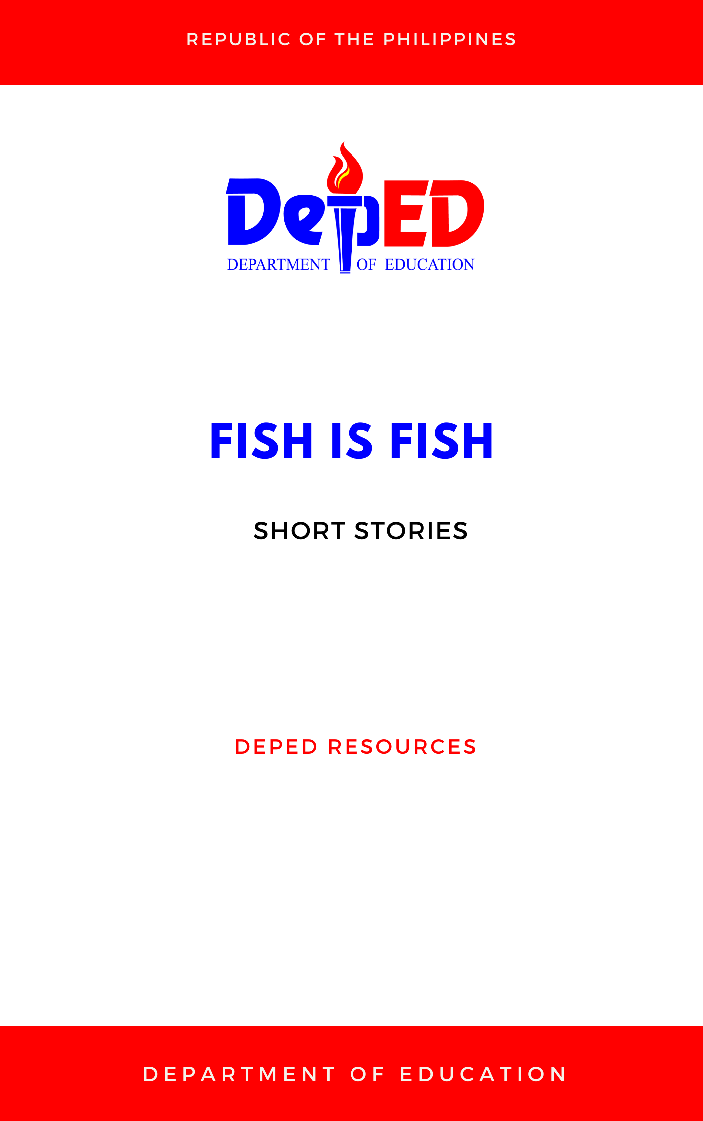 Cover for Fish is fish
