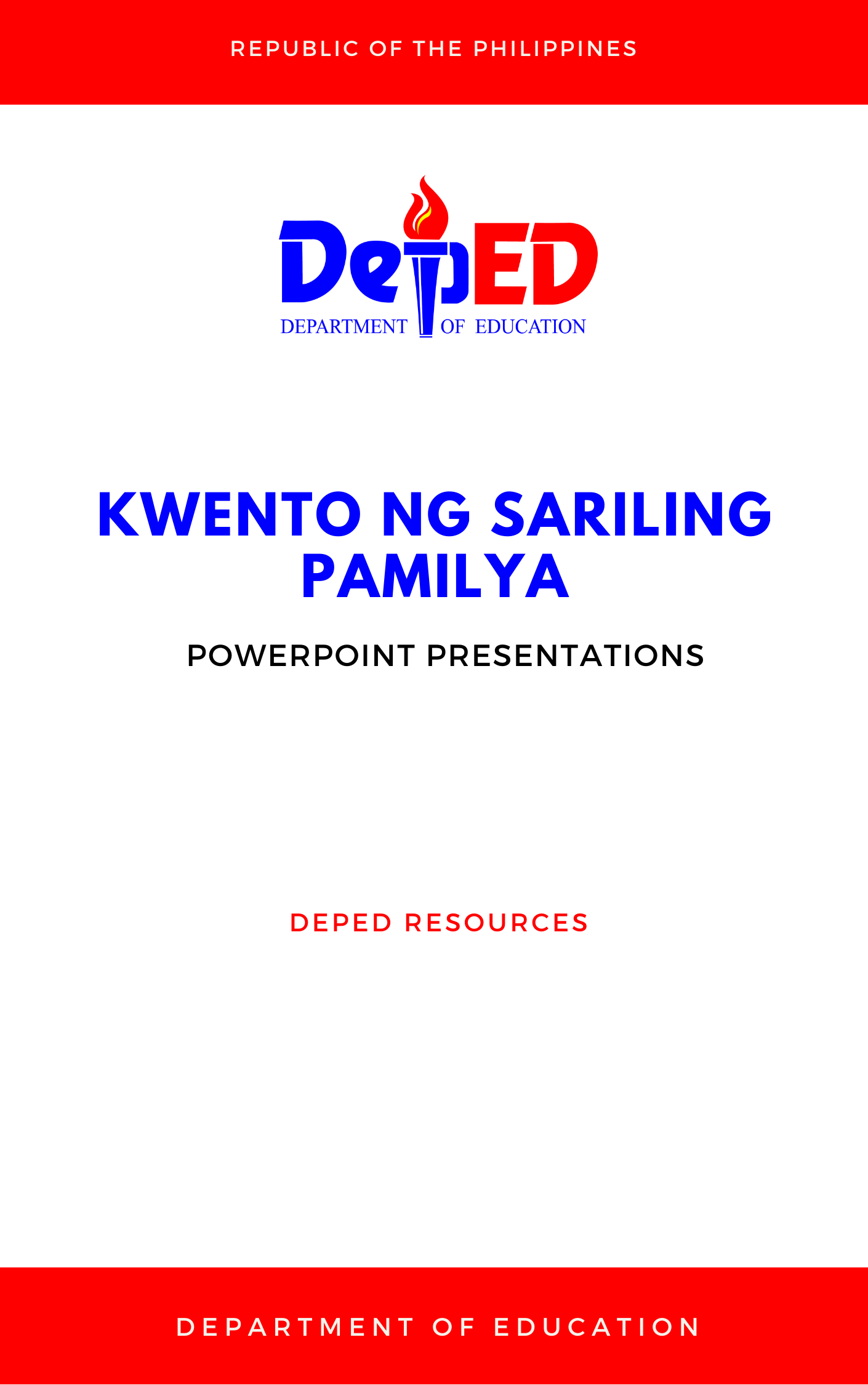 Cover for Kwento ng sariling pamilya