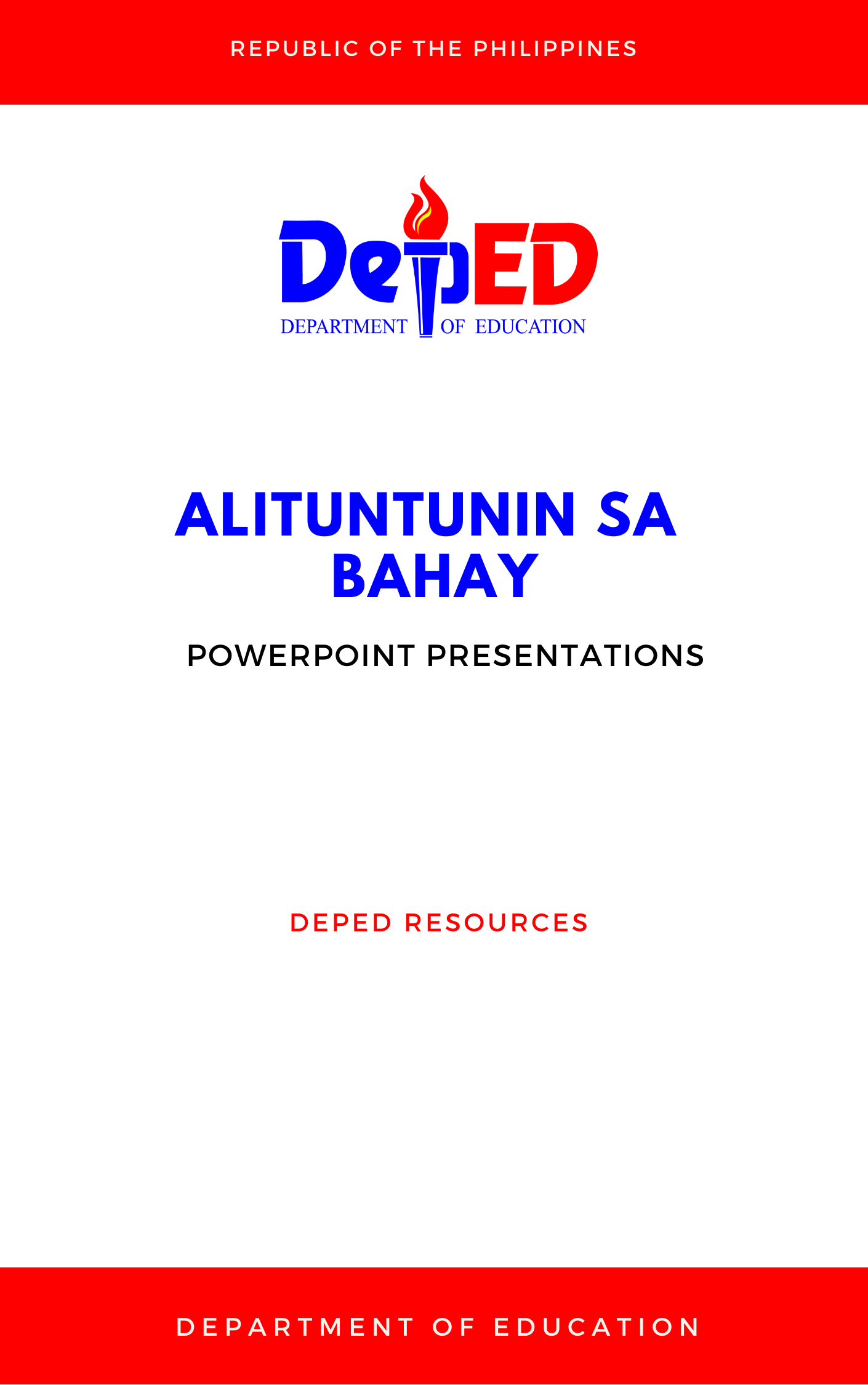 Cover for Alituntunin sa bahay