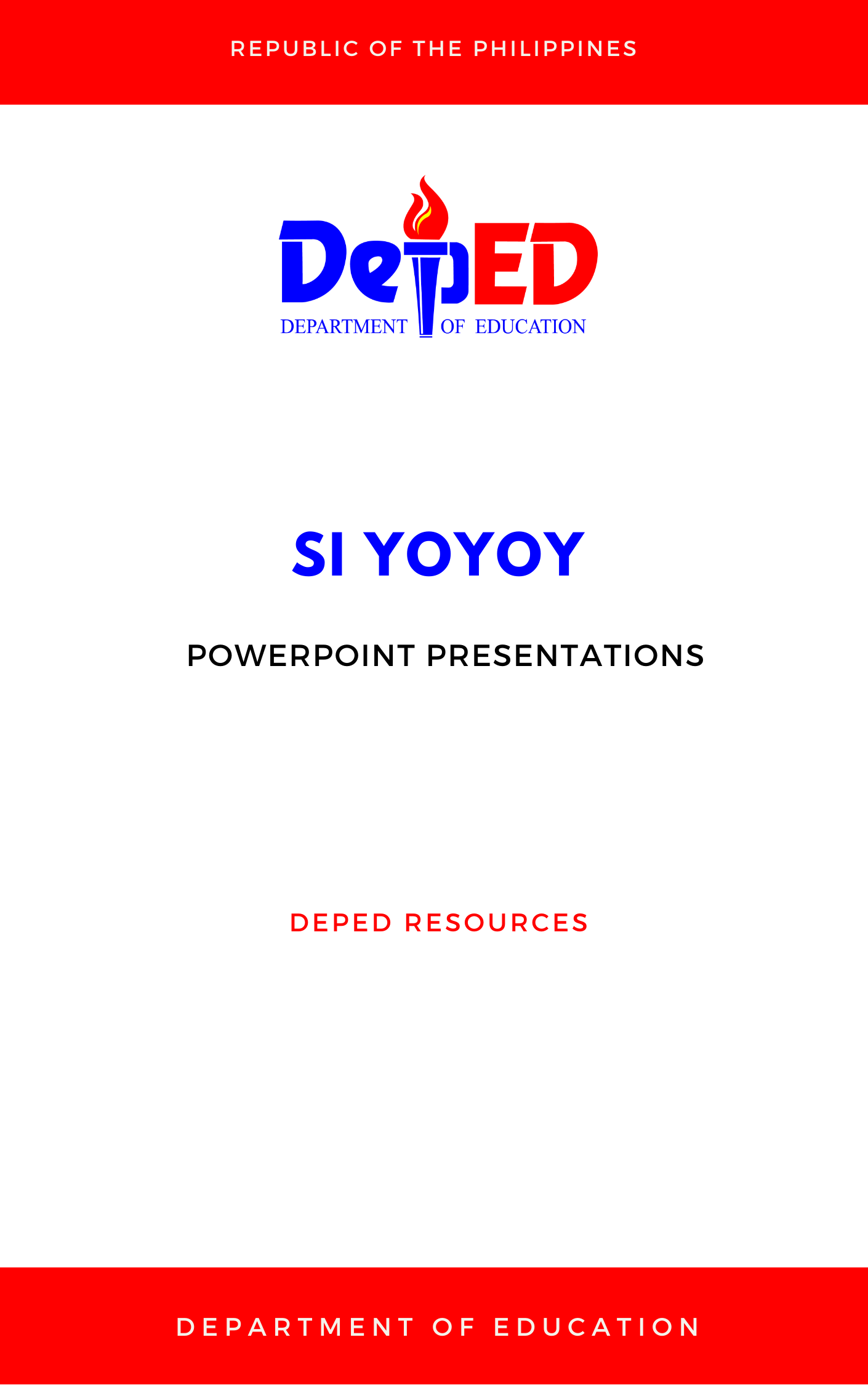 Cover for Si Yoyoy