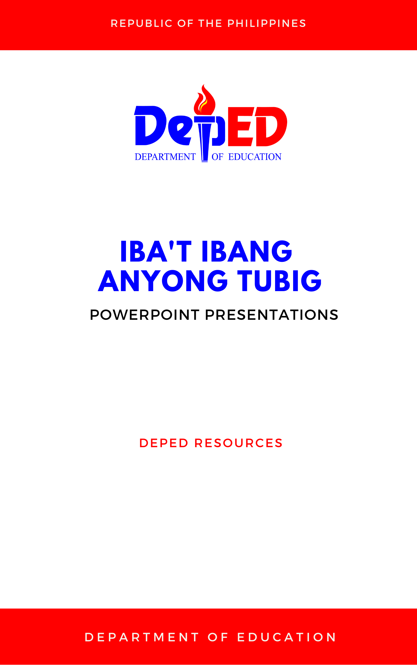 Cover for Iba't ibang Anyong Tubig