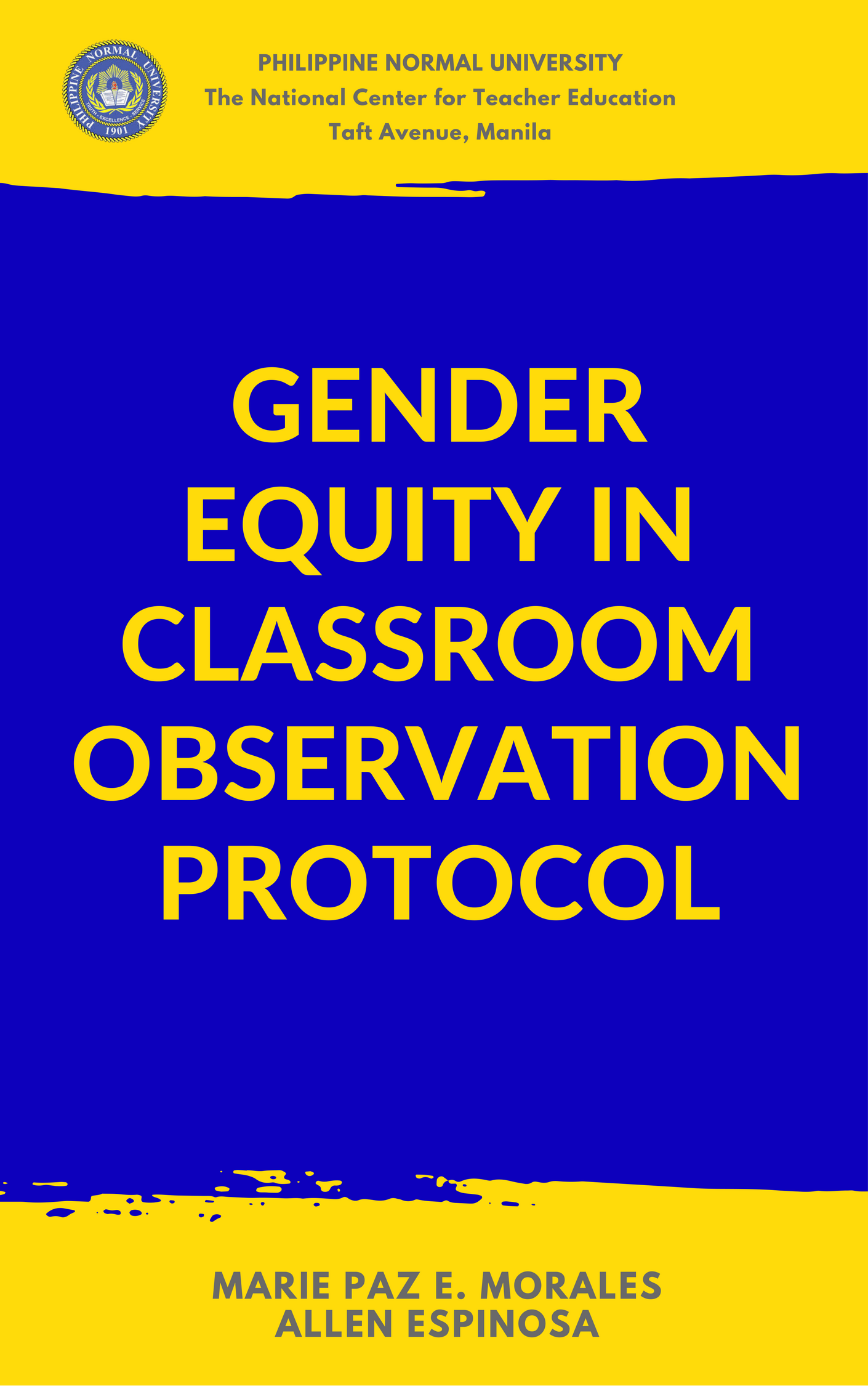 Cover for Gender Equity in Classroom Observation Protocol